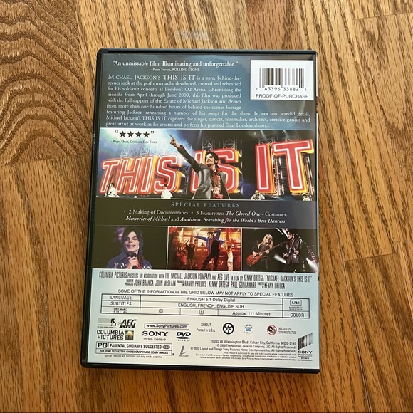 EUC Set of 2 Michael Jackson Music DVDs (This Is It/History on Film Volume II) - Picture 8 of 12